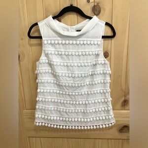 J. Crew Collection Cotton Sleeveless Top